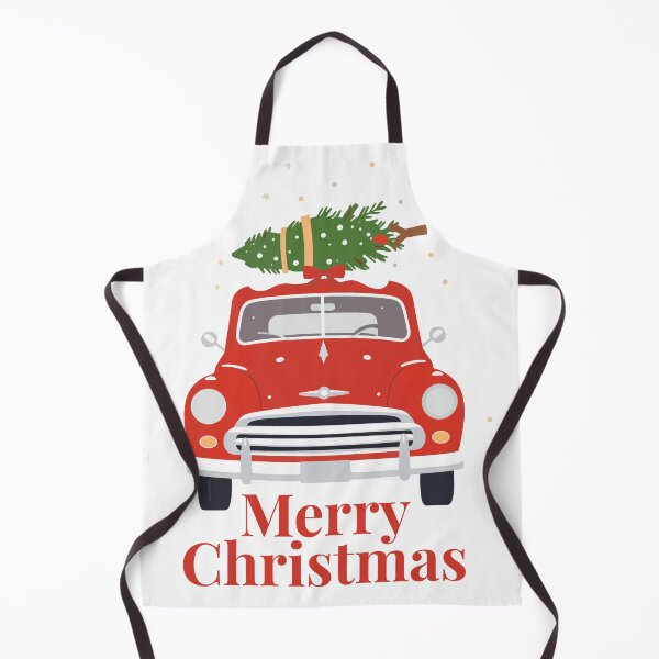Item preview, Classic Red Car – Christmas Tree Ride designed and sold by LitaBarc.