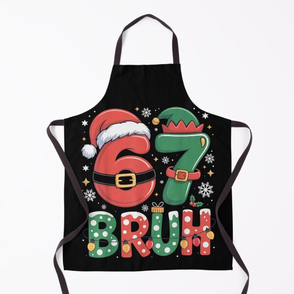 Item preview, Christmas Six Seven Bruh Santa Elf Day School Lights Art designed and sold by HarinDonreka.