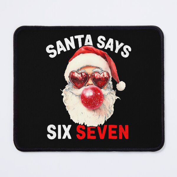 Item preview, Santa Holiday Santa Retro Bruh Claus Says Happy Six Seven designed and sold by ChadnoSmith.