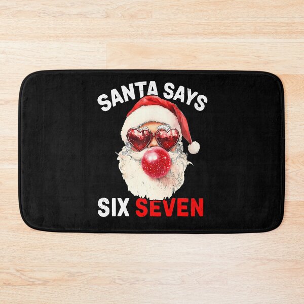 Item preview, Santa Holiday Santa Retro Bruh Claus Says Happy Six Seven designed and sold by ChadnoSmith.