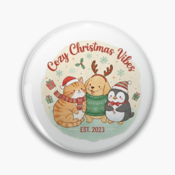 Item preview, ***Cozy Christmas Vibes❤ Cat Dog Penguin⭐Christmas Design designed and sold by WorthyByDwethi.