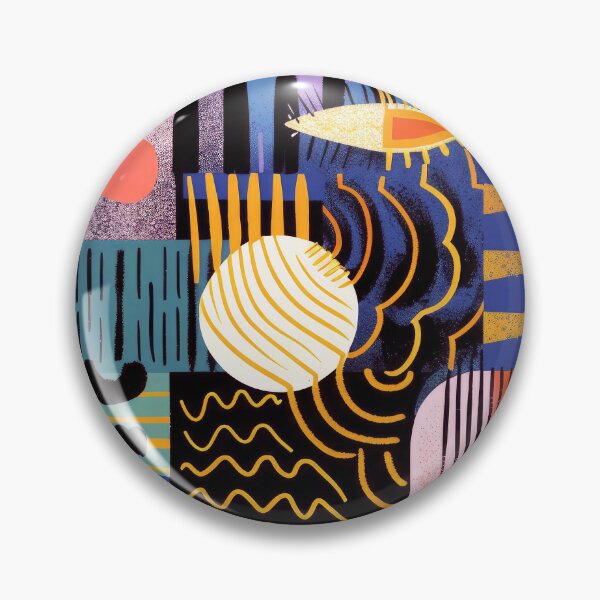 Item preview, Modern Contemporary Colorful Abstract Art Ornate Designs Pattern designed and sold by DEC02.
