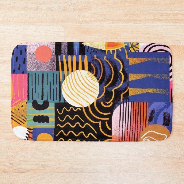 Item preview, Modern Contemporary Colorful Abstract Art Ornate Designs Pattern designed and sold by DEC02.