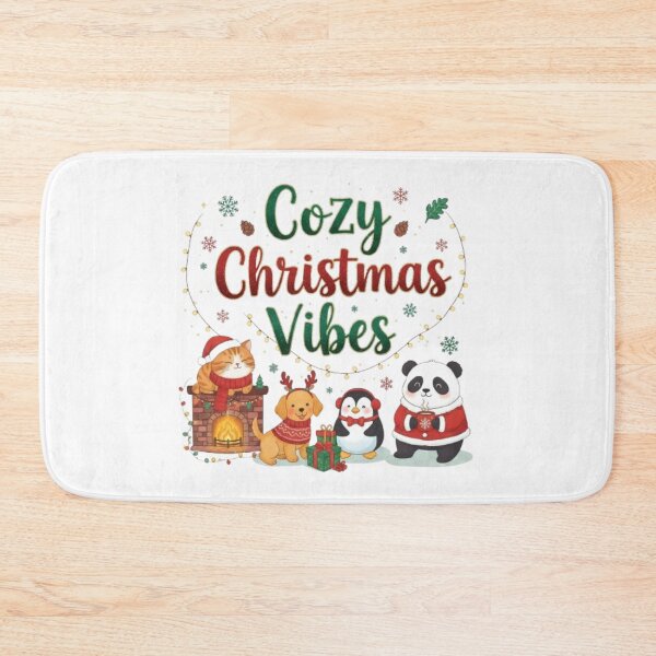 Item preview, ***Cozy Christmas Vibes❤ Cat Dog Penguin Panda⭐Christmas Design designed and sold by WorthyByDwethi.
