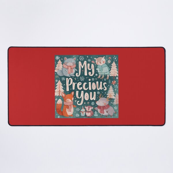Item preview, My Precious You – Cute Winter Animals Watercolor Illustration designed and sold by casualnature.