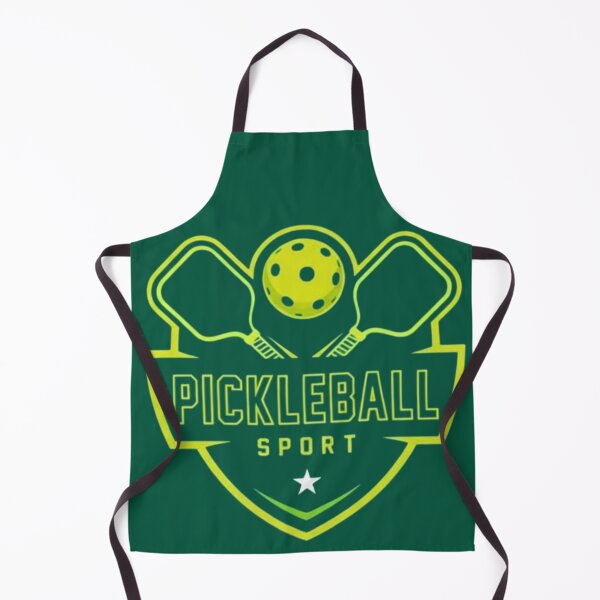 Item preview, Retro Green Pickleball Paddle & Ball Design designed and sold by anandsiva2703.