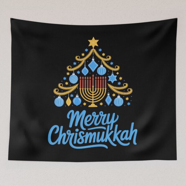 Item preview, Merry Chrismukkah – Interfaith Holiday Celebration Design designed and sold by ThreadAlchemys.
