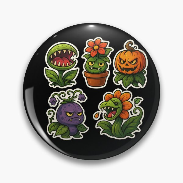 Item preview, Cute Evil Plant Monsters Sticker Set – Creepy Carnivorous Plants designed and sold by Sksticker991.