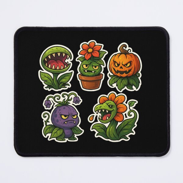 Item preview, Cute Evil Plant Monsters Sticker Set – Creepy Carnivorous Plants designed and sold by Sksticker991.