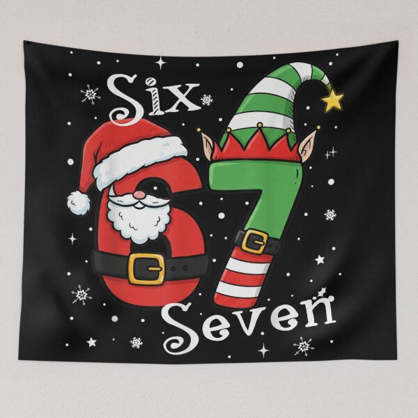 Item preview, Christmas Six Seven Number Santa and Elf Costume Holiday Countdown designed and sold by LakenDraphil.
