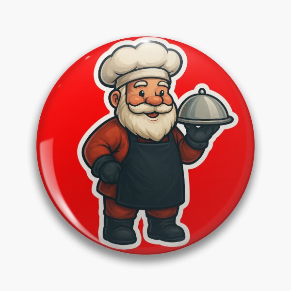 Artikelvorschau, Weihnachtsmann-Chef – Weihnachtsküche Chibi entworfen und verkauft von BeHappyGoLucky.