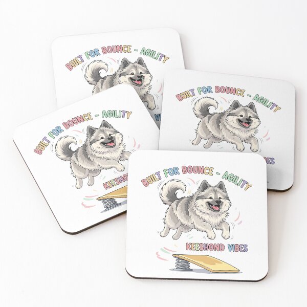 Item preview, Built for Bounce – Agility Keeshond Vibes | Dog Sport Pride & Pet Parent  designed and sold by CuteDesignables.