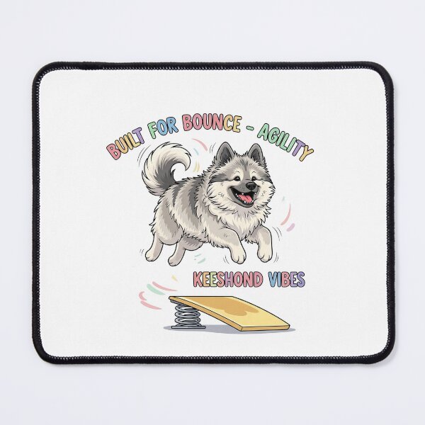 Item preview, Built for Bounce – Agility Keeshond Vibes | Dog Sport Pride & Pet Parent designed and sold by CuteDesignables.