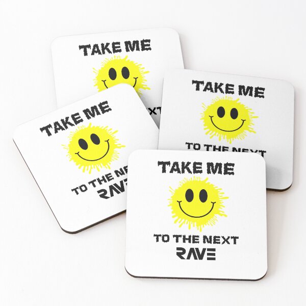 Item preview, Take Me to the Next Rave designed and sold by Endorphin Ink.