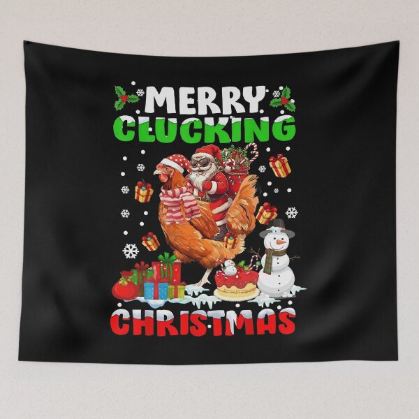 Item preview, Merry Clucking Christmas Funny T-Shirt designed and sold by LashondaGreen89.