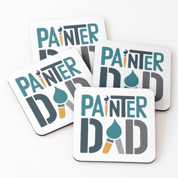 Item preview, Painter Dad Colorful Brush Style For Creative Fathers Who Love Making Things designed and sold by cosettacir6382.