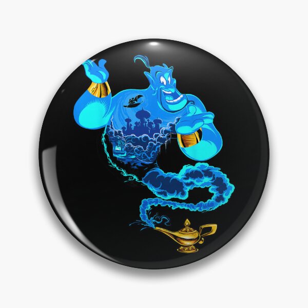Item preview, Genie Mystic Blue Spirit – Magical Cloud Art & Golden Lamp Design designed and sold by Talia Isaac.