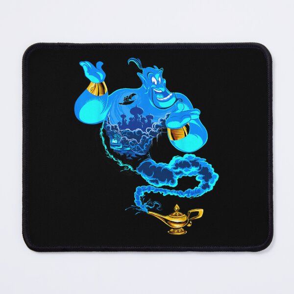 Item preview, Genie Mystic Blue Spirit – Magical Cloud Art & Golden Lamp Design designed and sold by Talia Isaac.