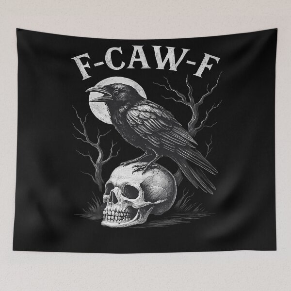 Item preview, Vintage CAW Black Quote Resist F Retro Funny USA F designed and sold by RobertWheas.