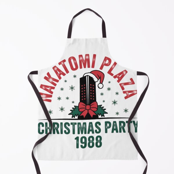 Item preview, Nakatomi Plaza Christmas Party 1988 Vintage Die Hard Funny Retro 80s Nakatomi Tower Santa Hat Xmas T-Shirt Sticker designed and sold by GeniePixel.