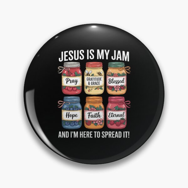 Item preview, Jesus Is My Jam And Im Here To Spread Christian Bible Verse designed and sold by HardcoreTour.