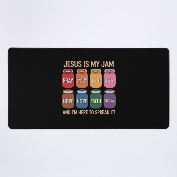 Item preview, Jesus is My Jam Faithful Christians Positive Vibes Everyday designed and sold by HardcoreTour.