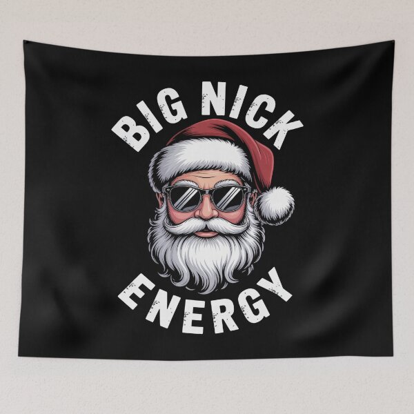 Item preview, Big Nick Energy Funny Santa Christmas Shirt designed and sold by ThreadAlchemys.