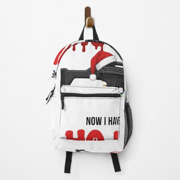 Item preview, Now I Have a Machine Gun Ho Ho Ho Die Hard Christmas Funny Bloody Quote John McClane Nakatomi Xmas Sticker T-Shirt designed and sold by GeniePixel.