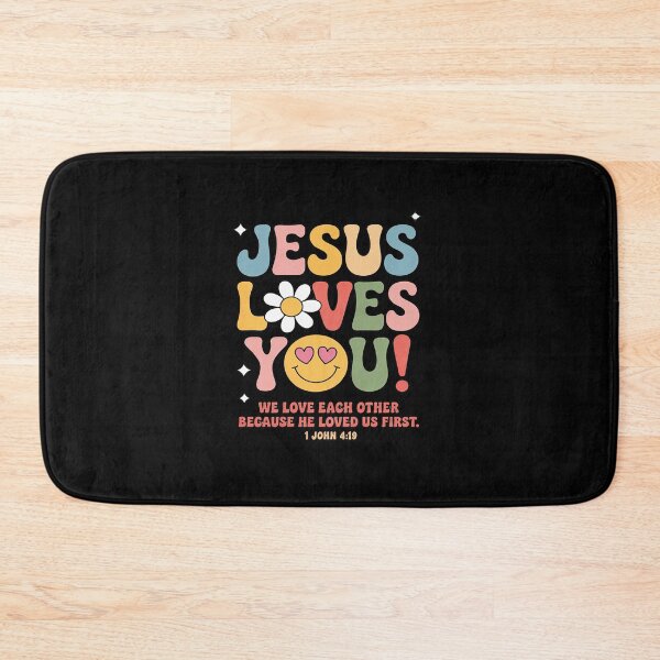 Item preview, Jesus Loves You Christian Cross God Faith Bible Pray on Back designed and sold by HardcoreTour.