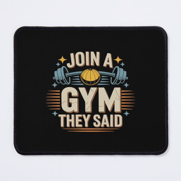 Item preview, Join A Gym They Said Fitness Exercise Workout designed and sold by HardcoreTour.
