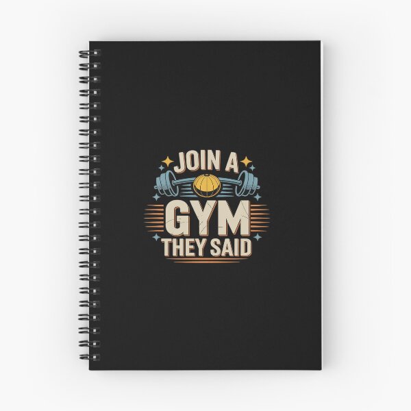 Item preview, Join A Gym They Said Fitness Exercise Workout designed and sold by HardcoreTour.