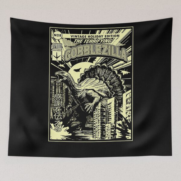 Item preview, Style Retro Gobblezilla Humor Quote Funny Thanksgiving Happy designed and sold by nguyenconguan80.