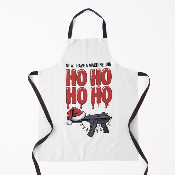 Item preview, Now I Have a Machine Gun Ho Ho Ho Die Hard Christmas Funny Bloody Quote John McClane Nakatomi Xmas Sticker Tee designed and sold by GeniePixel.