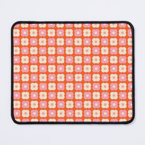 Item preview, Retro Orange & Pink Danish Modern Scandinavian Design Daisies designed and sold by RetroMaggie.