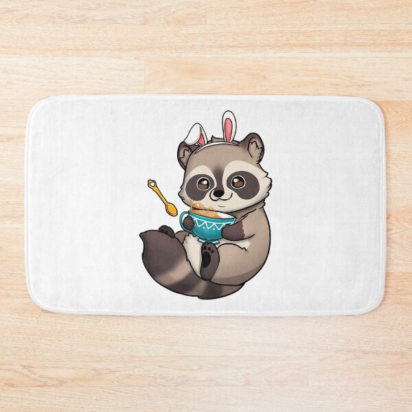 Item preview, Tea-Time Raccoon designed and sold by santiago-adkins.