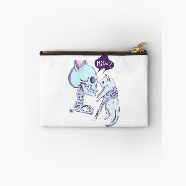 Item preview, Meow Cat And Skeleton designed and sold by santiago-adkins.