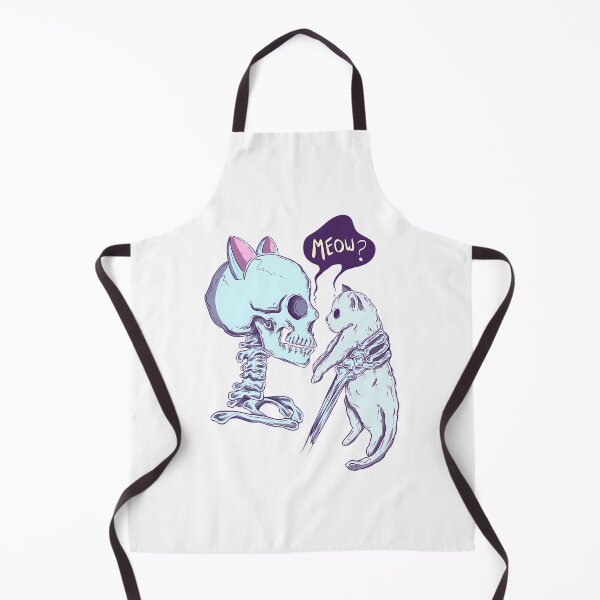 Item preview, Meow Cat And Skeleton designed and sold by santiago-adkins.
