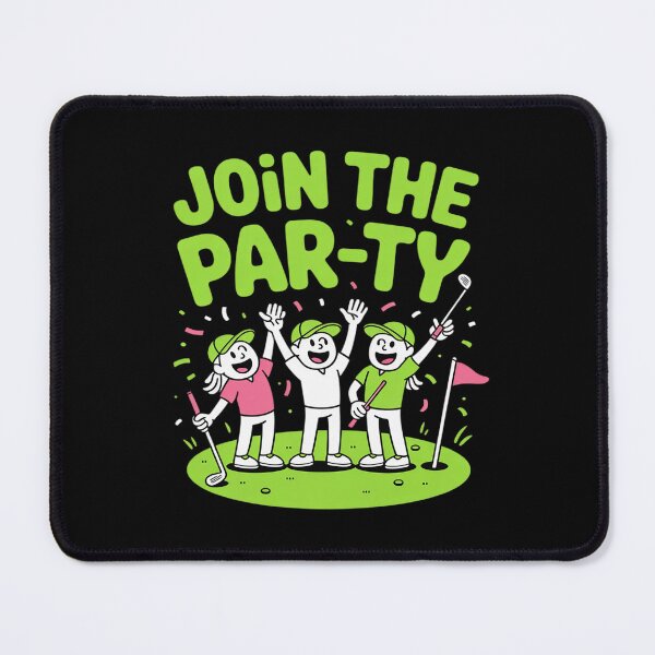 Item preview, Join The Par-ty Neon Golf Pun Party designed and sold by HardcoreTour.