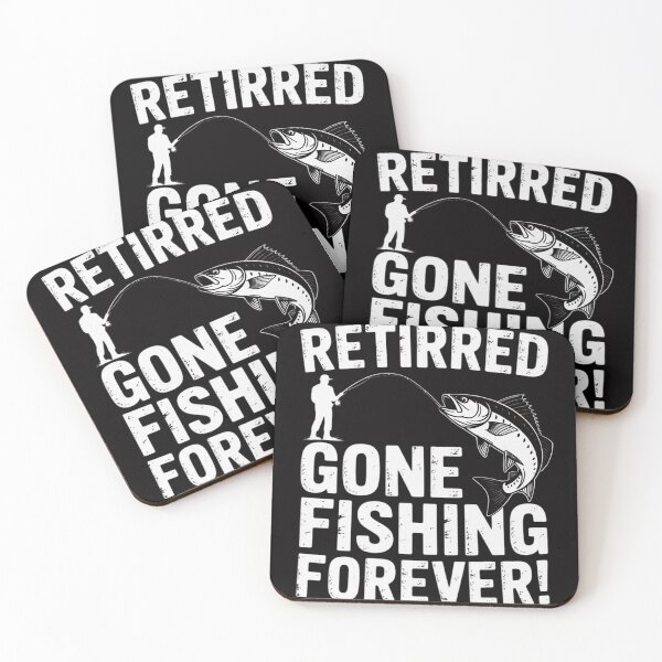 Item preview, Retired Gone Fishing Forever Retirement designed and sold by CareTopping.