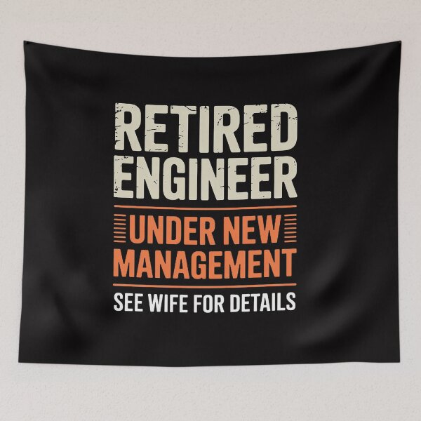 Item preview, Retired Engineer designed and sold by CareTopping.