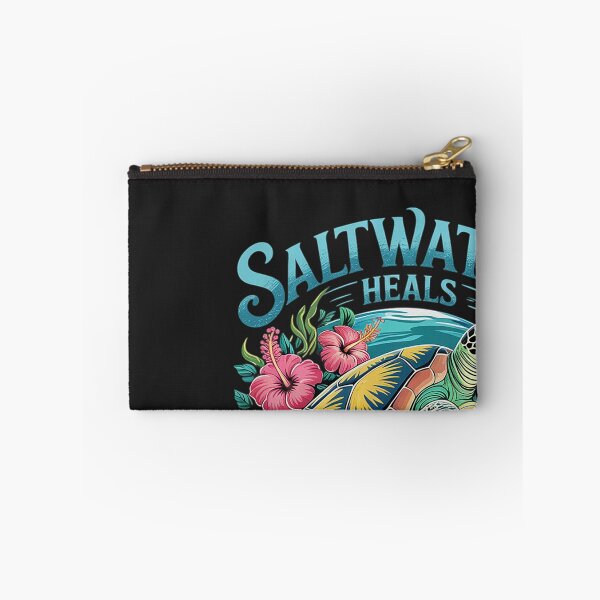 Item preview, Saltwater Heals Everything Beach Sea Turtle Beach Lover designed and sold by Bstilablhot.
