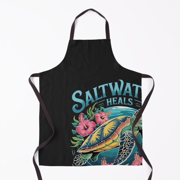 Item preview, Saltwater Heals Everything Beach Sea Turtle Beach Lover designed and sold by Bstilablhot.