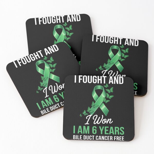 Item preview, 6 Years Bile Duct Cancer Free Survivor Gallbladder Awareness designed and sold by Formatage.