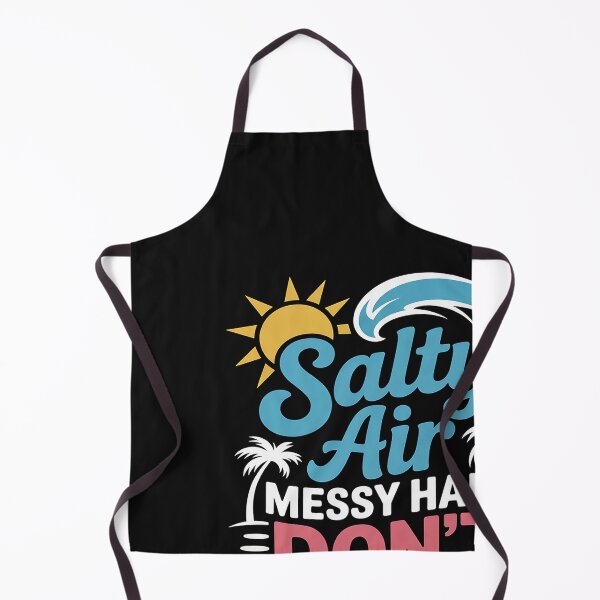 Item preview, Salty Air Messy Hair Don't Care Funny Tropical Beach Lover designed and sold by Bstilablhot.