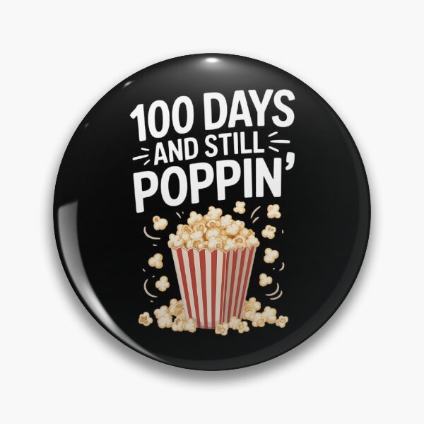 Item preview, 100 Days And Still Poppin Popcorn Kids 100th Day of School designed and sold by Formatage.