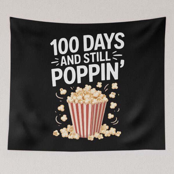 Item preview, 100 Days And Still Poppin Popcorn Kids 100th Day of School designed and sold by Formatage.