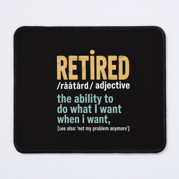 Item preview, Retired Definition Retirement Gifts For Men designed and sold by CareTopping.