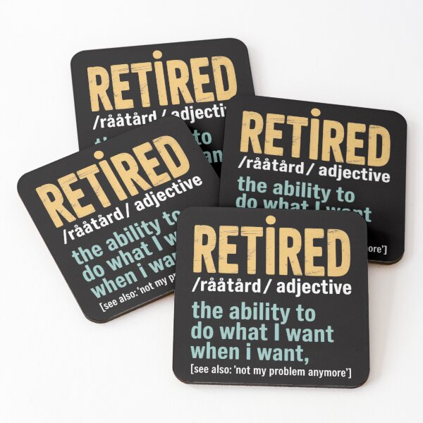 Item preview, Retired Definition Retirement Gifts For Men designed and sold by CareTopping.
