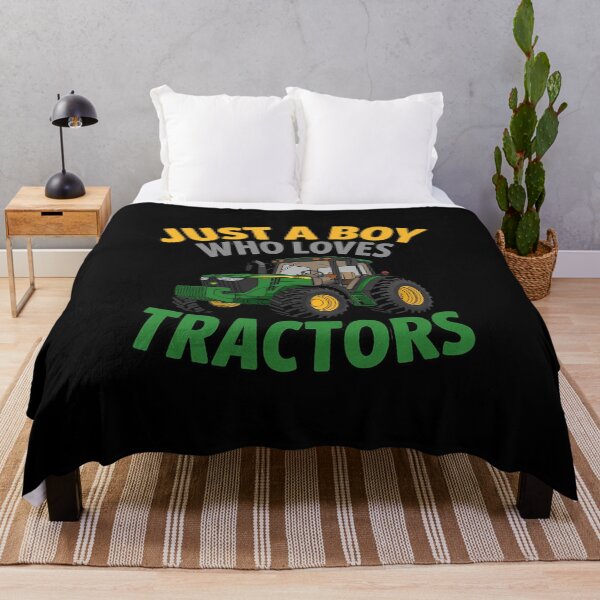 Item preview, Just a Boy Who Loves Tractors Green Farm Machine designed and sold by HardcoreTour.