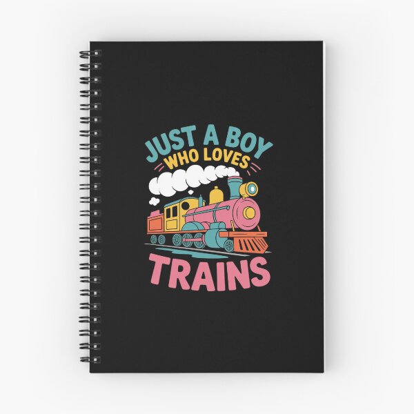 Item preview, Just A Boy Who Loves Trains for Railroad Locomotive designed and sold by HardcoreTour.